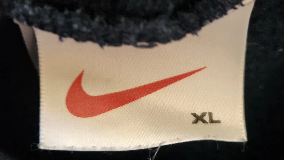 Sudadera con Capucha Nike Center Swoosh Años 90 De Colección Azul Marino Retro Para Hombres XL Foto 3 de 4