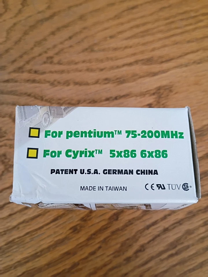 Wisdom CPU Fan Cooler For Pentium & Cyrix New Open Box - Image 3 of 4