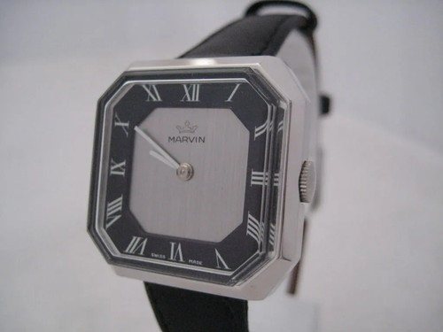 NOS NEW SWISS VINTAGE MECHANICAL HAND WINDING MARVIN ANALOG WOMEN'S WATCH 1960'S