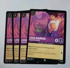 4x Disney Lorcana TCG - Fabled: Luisa Madrigal 058/204 - Common - Near Mint
