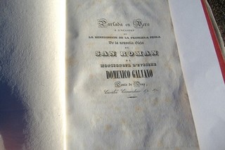 DIALETTO PROVENZALE LIGURE DI NIZZA "PARLADA EN VERS GLEJA DE SAN ROMAN" 1840