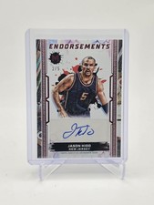 2023-24 Topps Motif #ME-JK Jason Kidd Motif Endorsements Auto Pyrrol Scarlet 2/5