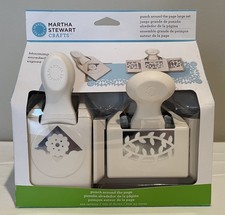 NEW Martha Stewart Crafts Large Blooming Vines Punch Around The Page Set