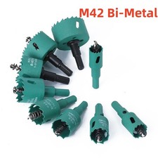 Ø 16mm bis 200mm Bohrkronen M42 HSS Bi-Metall Lochsäge Bohrer für Metall Holz
