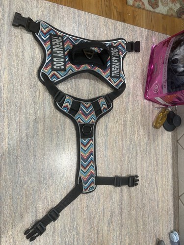 DOG LINE Therapy Dog Walking Harness With Handle Adjustable Padded Nylon Unisex