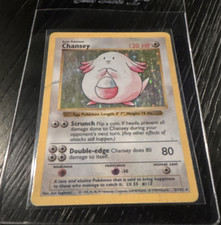 Chansey 003/102 Base Set (Shadowless) Holo for sale online | eBay