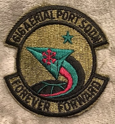 US Air Force 616th Aerial Port Squadron Insignia Badge Emblem Subdued Patch