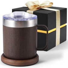 Gifts for Women Men, Heated Coffee Mug Up to 149°F, Ideal Gifts for Christmas...