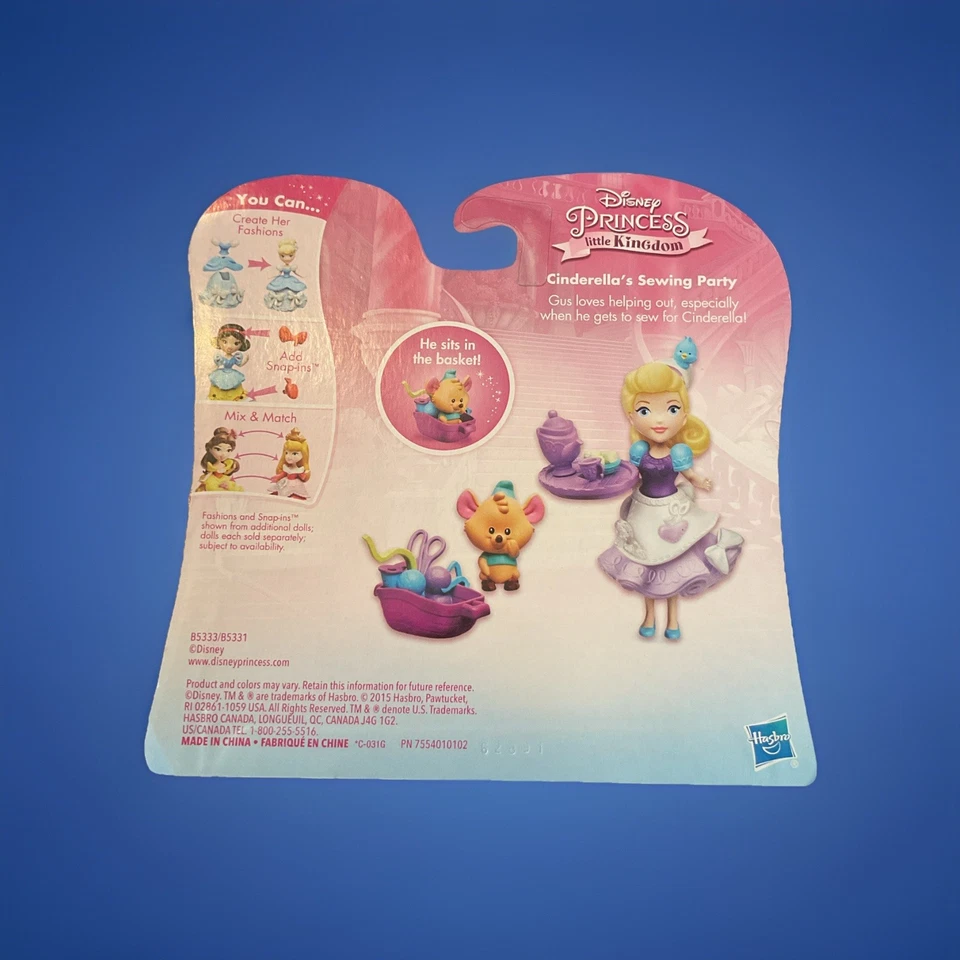 Disney Princesa Pequeño Reino Cenicienta Fiesta de Costura por Hasbro Nuevo en Caja Foto 2 de 2