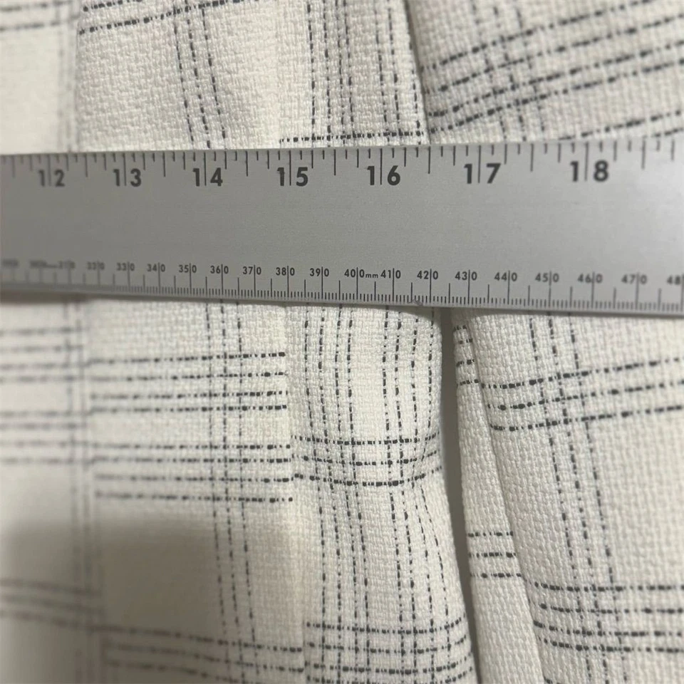 NUEVO CON ETIQUETAS Chaqueta Blazer John Meyer Cuadros Crema Cuadros 6 Clásica Preppy Silenciosa Lujo Foto 4 de 4