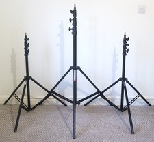 3 x Manfrotto Photography Studio Lighting Stands