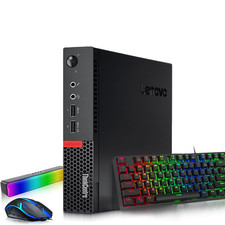 Lenovo m710q Mini PC i5-7th 16GB RAM 256GB SSD RGBK M RGB Soundbar Wi-Fi Win 11