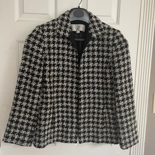 TAHARI By ARTHUR S. LEVINE 2 Piece Wool Blend Blazer Black Tank Sz 12P