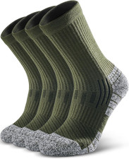 Hiking Socks - Winter Thermal Merino Wool Socks for Men Xx-Large 2 Green