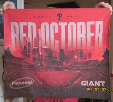 PHILADELPHIA PHIILIES RED OCTOBER Rally Towel 18.5