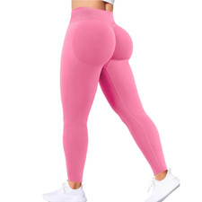 Women High Waist Seamless Scrunch Butt Lifting Workout GYM Leggings Yoga Pants