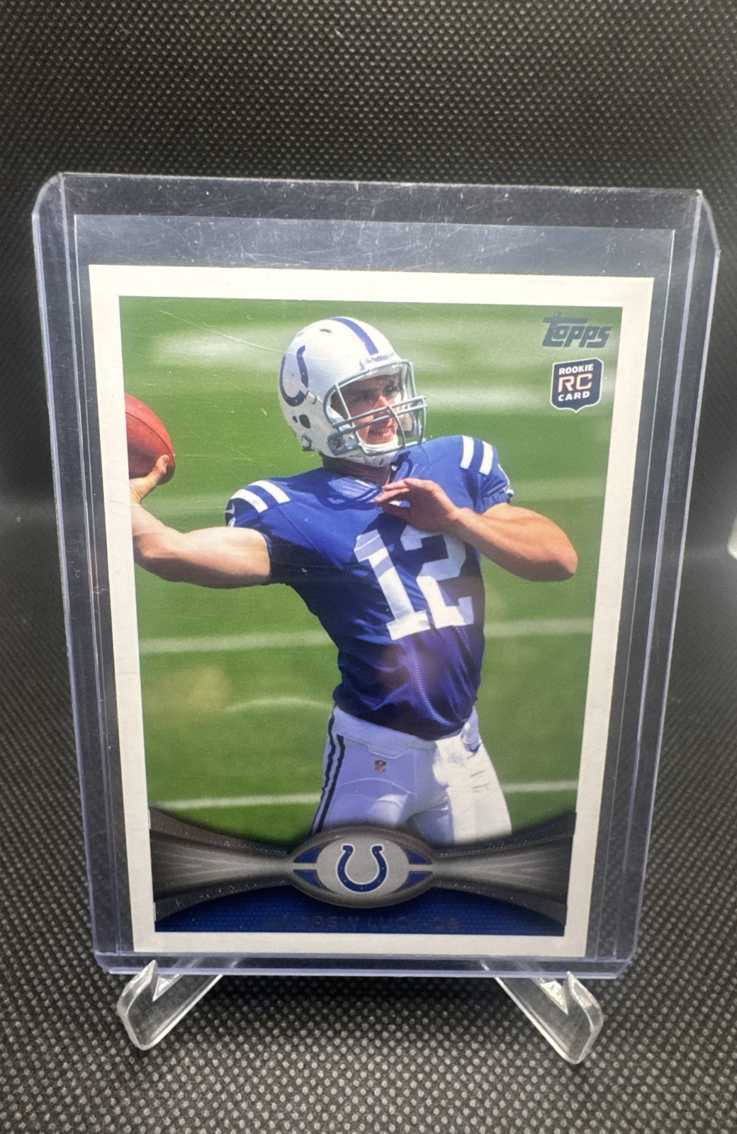 Andrew Luck Topps #140 With Ball