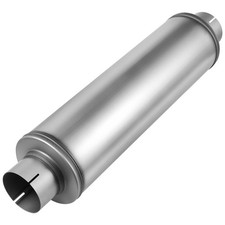 Vevor Exhaust Muffler Stainless Steel Resonator 4 Inch Inletoutlet 30 Inch Long Vevor Exhaust Muffler Stainless Steel Resonator 4 Inch Inletoutlet 30 Inch Long