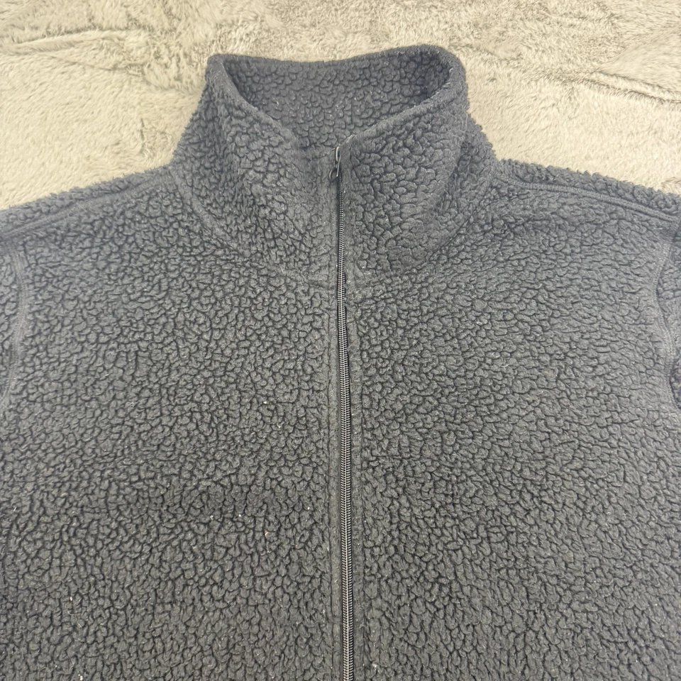 Jaqueta masculina Champion x Todd Snyder 2XL cinza Polartec zíper completo casaco de lã Sherpa - Imagem 2 de 4