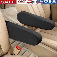 Universal Car Seat Armrest Covers Stretch Fabric Easy Clean Durable Protection