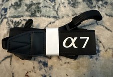 SONY ALPHA 7 camera neck strap A7 Black 1.25" Wide, NEW