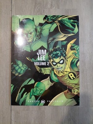 DC Poster Portfolio Jim Lee Volume 2 Art Print Collection Batman Superman New