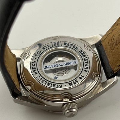 Universal Geneve Automatic 860.671 Black Dial Classic Swiss Watch