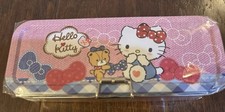 Sanrio Hello Kitty Triple-Deck 3 Deck Metal/Tin Pencil Box Storage Container