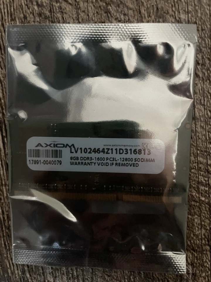 Axiom 8GB DDR3-1600 PC3L-12800 SODIMM - Image 2 of 3