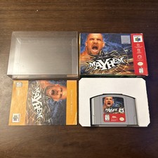 WCW Mayhem Nintendo 64 N64 Complete - Tested - Authentic