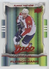 2014-15 Upper Deck MVP Colors & Contours Teal Die-Cut Tomas Fleischmann #83 ey6