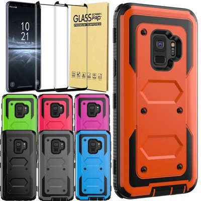 For Samsung Galaxy S9/S9Plus S9+ Shockproof Rugged Case Cover / Screen Protector