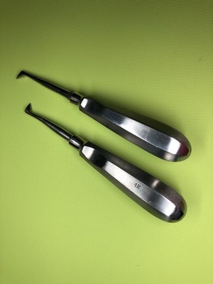 CENTRA 4R / 44 Dental Cryer Elevators | Stainless Steel | Set of 2 | Germany 