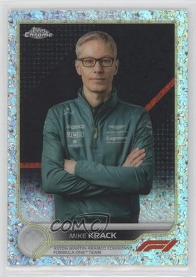 2022 Chrome Formula 1 Mini-Diamond Refractor /299 Mike Krack #101 Rookie RC 1ew5