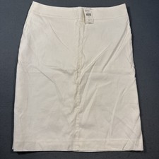 NWT Banana Republic Womens White Pencil Skirt Size 10