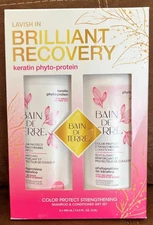 Bain De Terre keratin phyto-protein Shampoo and Conditioner 13.5 oz Gift Set