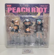POP MART Peach Riot Witchy Punk PVC Figures Set 13cm New Sealed Halloween