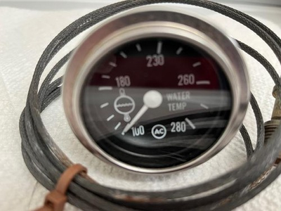 #ad AC Delco Mechanical Water Temperature Gauge Chrome Bezel N.O.S. $59.00