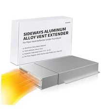 Sideways Floor Air Vent Extender for Under Furniture, 11.9"-23" Adjustable