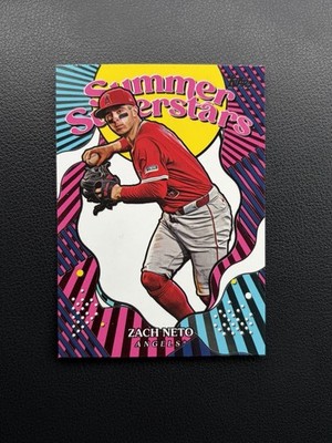 2025 Topps Series 2 Zach Neto Summer Superstars Insert #SS-43 Angels