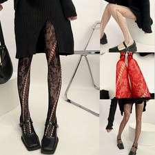 NEW Women Summer Lace mesh Sexy transparent Stockings Pantyhose