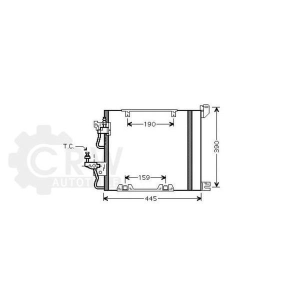AVA Quality Cooling Kondensator Klimaanlage Mit Trockner FüR Opel Astra H-image