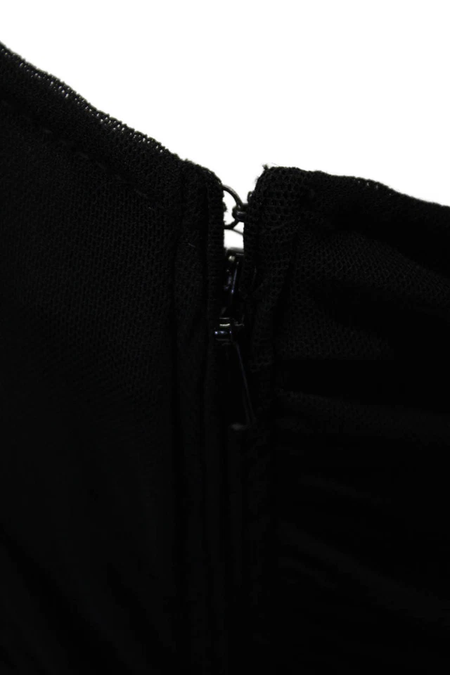 ROCOCO SAND женщин Адель черный питания сетки длинное платье - черный размер M - Изображение 4 из 4