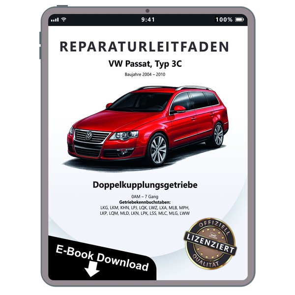 Vw Passat 6 (04-10) 7 Gang Automatikgetriebe Dkg 0AM Werkstatthandbuch Pdf Datei-image