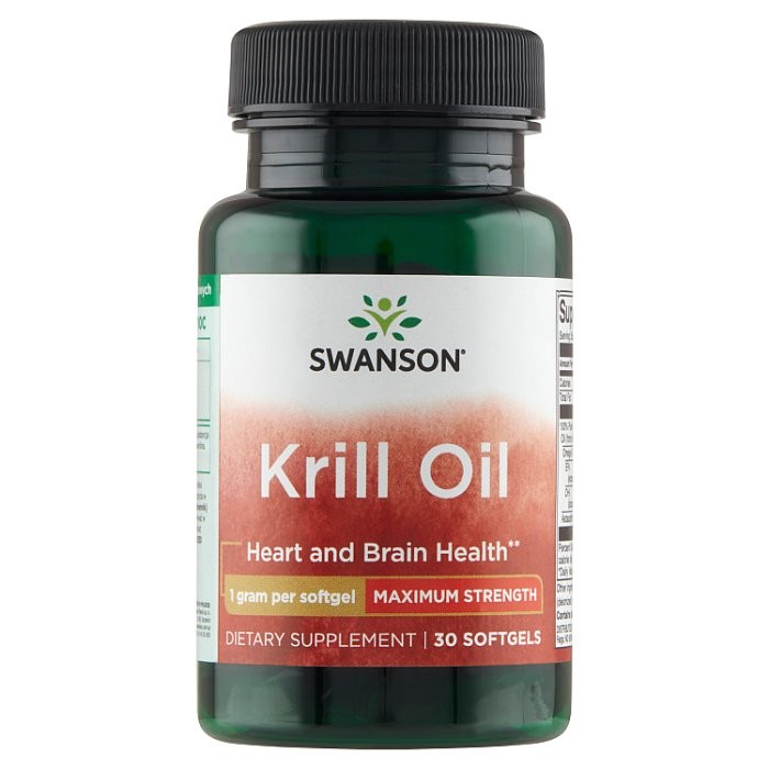 Krill Oil 1000 mg 30 Softgels Swanson Health Products - Image 2