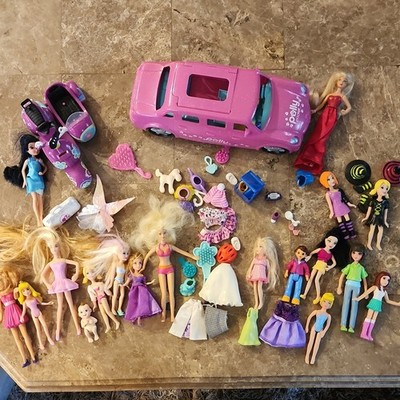Polly Pocket Blythe Doll Playset Lot Vehicles Accessories M8313 C-015D 2008 2010