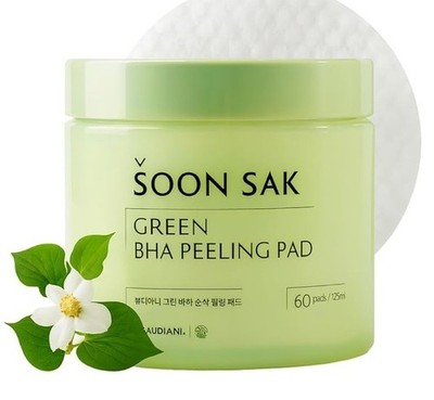 BEAUDIANI Green BHA soon sak peeling pad, facial peel, 60pads. US Seller. 