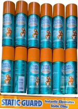 Static Guard Fabric Spray, Fresh Linen Scent, 1.4 Oz Travel Size (Pack of 12)