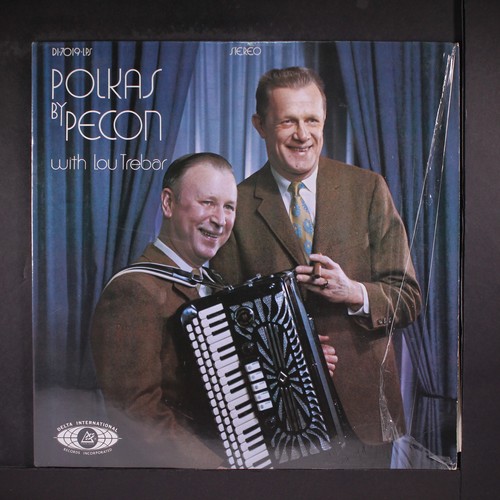 JOHNNY PECON: polkas by pecon DELTA INT'L 12" LP 33 RPM - Foto 1 di 2