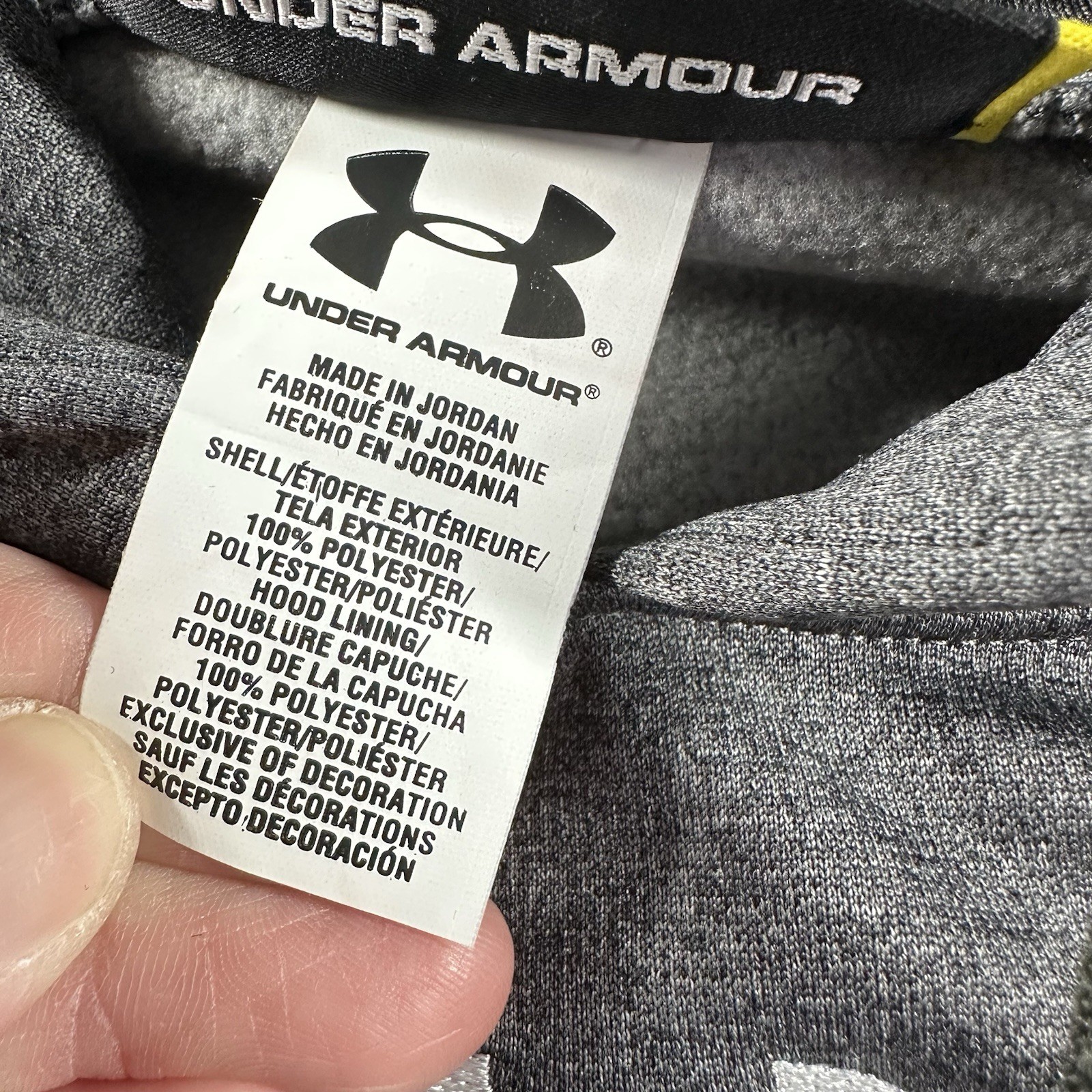 Under Armour Hoodie Mens 3XL Gray Minimalist Loose Fit NWT thumbnail 8